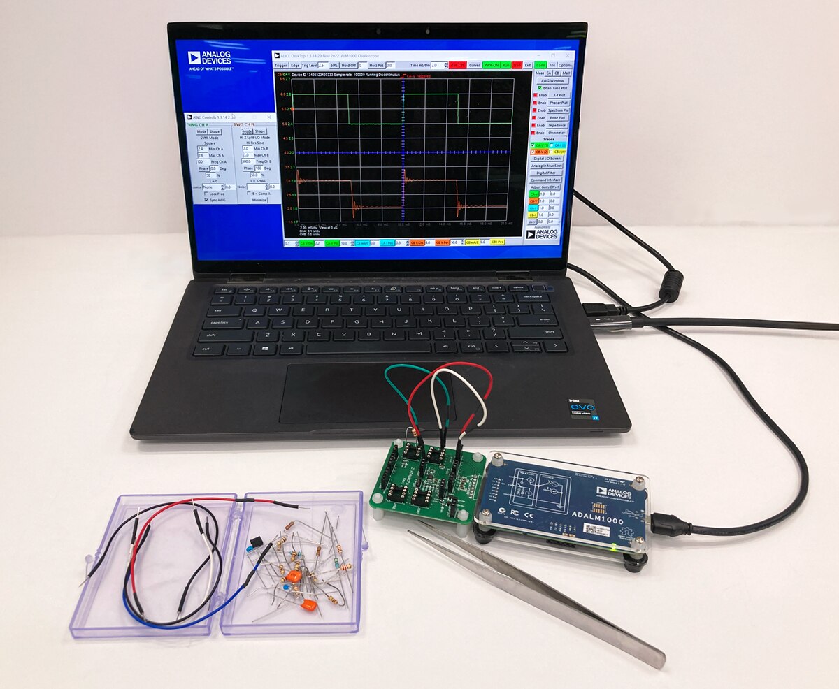 Image of Learn Analog Devices Analog Circuits with Experiment Kits and Your PC