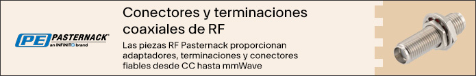 Image of Pasternack RF Coaxial Connectors and Terminations Banner