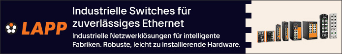 Image of Lapp ETHERLINE® ACCESS Switches and Routers Banner