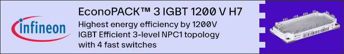 Image of Infineon EconoPACK™ 3 TRENCHSTOP™ IGBT 1200 V H7 for ESS Banner