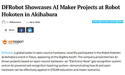 Image of DFRobot Showcases AI Maker Projects at Robot Hokoten in Akihabara