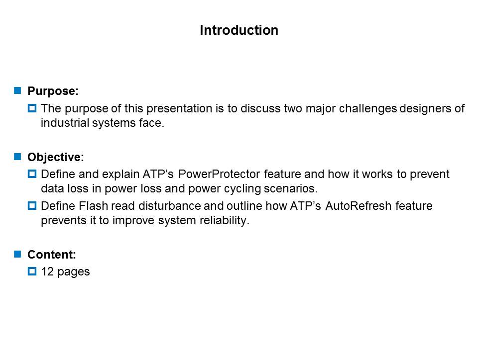 PowerProtector and AutoRefresh Technologies Slide 1