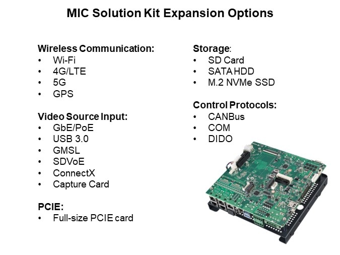 Image of Advantech NVidia® Jetson Orin™ MIC Solution and Development Kits - Expansion Options