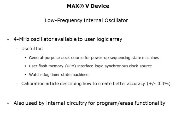 MAX V Overview Slide 10