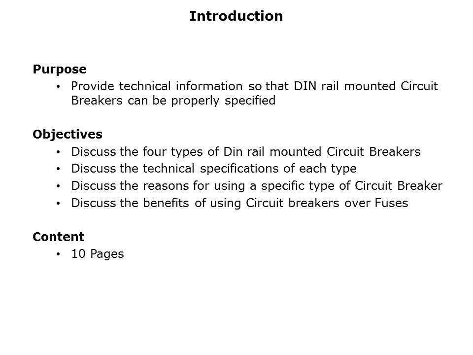 DIN Rail Mounted Circuit Breakers Slide 1