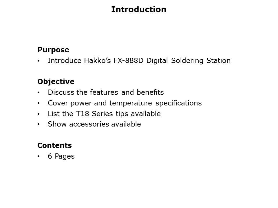 FX-888D Soldering Station Slide 1