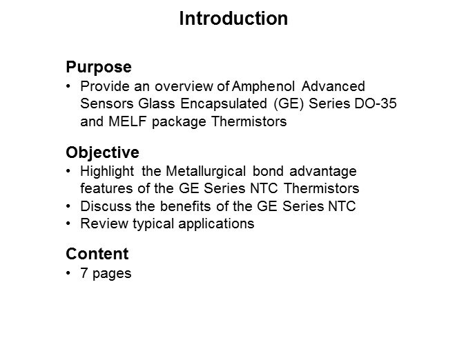 Glass Encapsulated Diode Slide 1