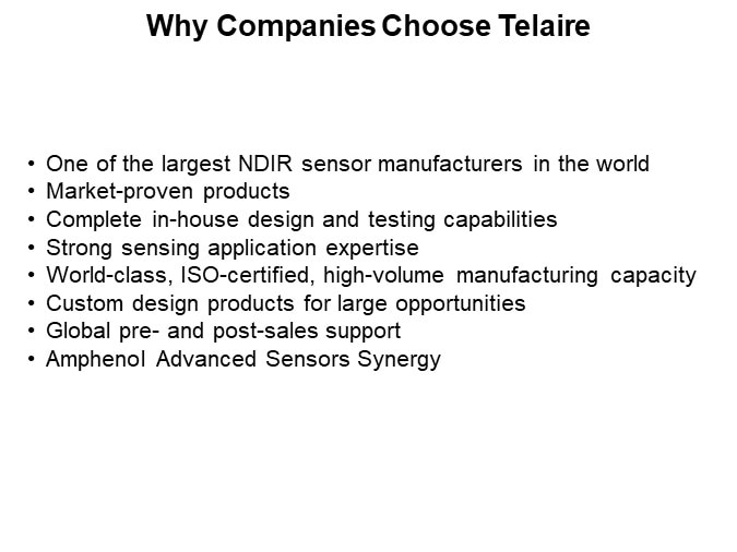 Why Companies Choose Telaire