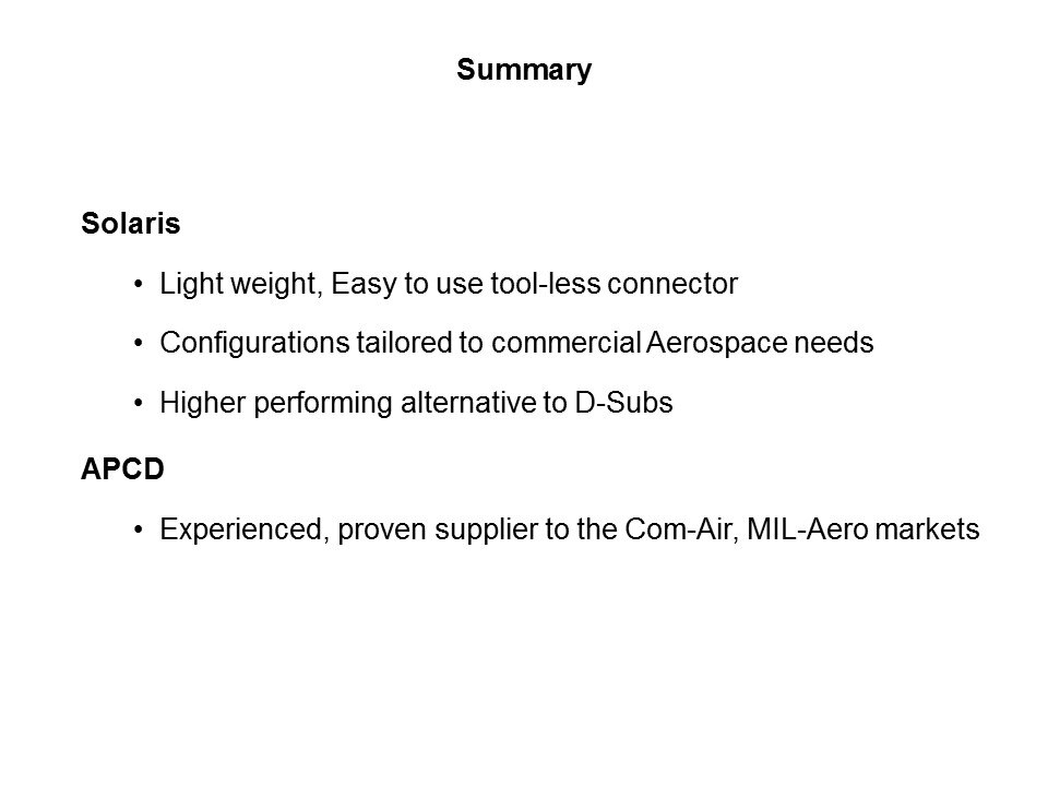 summary