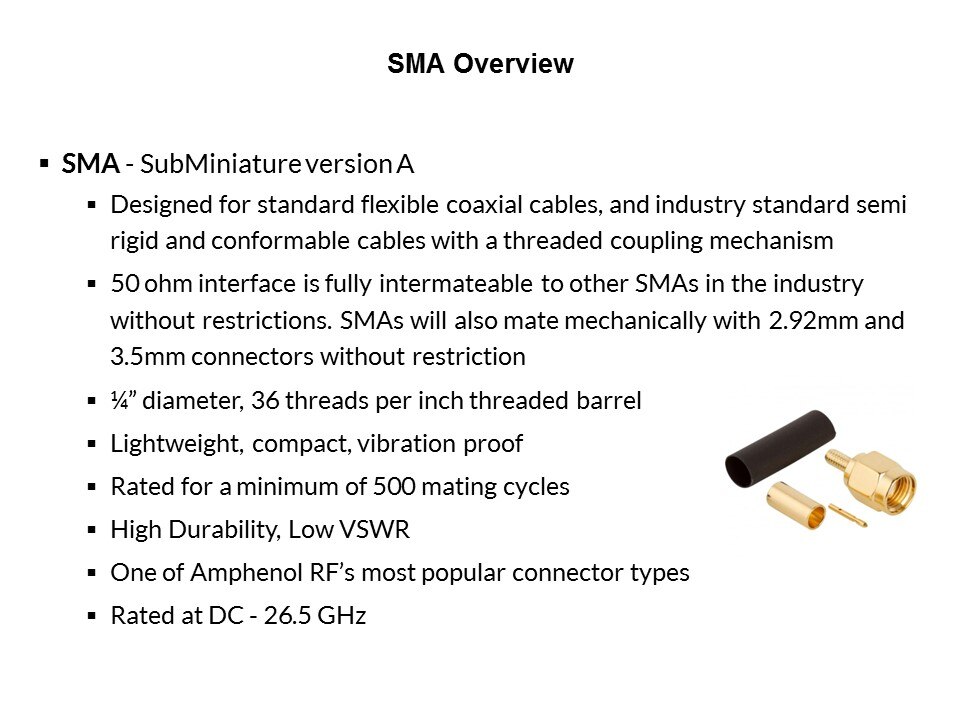 sma overview