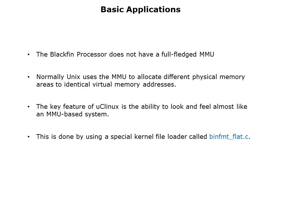 DSP Blackfin STAMP BSP Slide 22