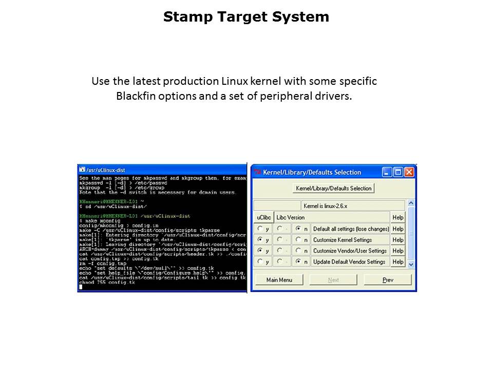 DSP Blackfin STAMP BSP Slide 27