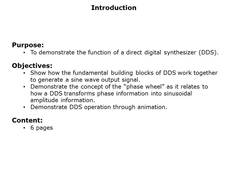 DDS Tutorial Pt 7 DDS In Action Slide 1