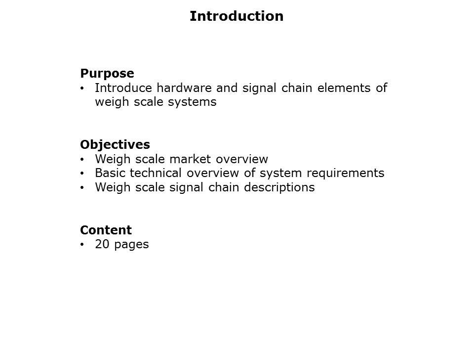 Weigh Scale Introduction Slide 1