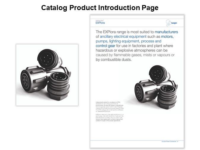 Image of Bulgin EXPlora Connectors - Product Page