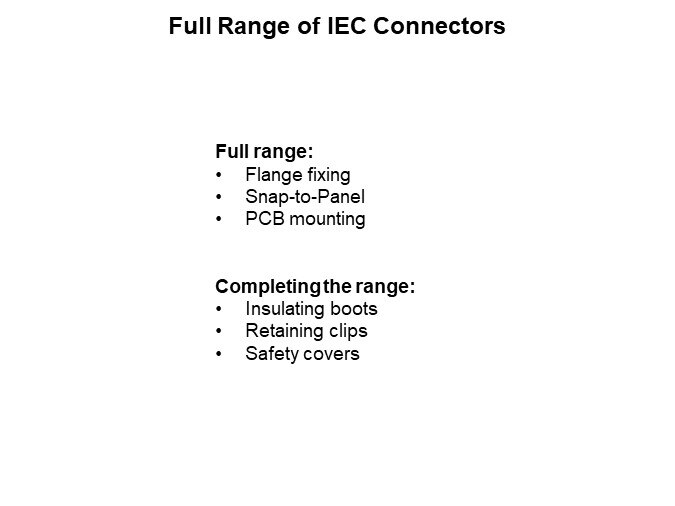 Image of Bulgin IEC Connectors - Full Range
