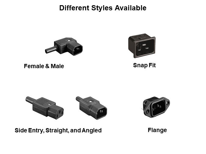 Image of Bulgin IEC Connectors - Different Styles