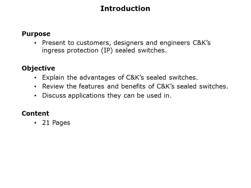 Sealed Switch Part 3 Slide 1