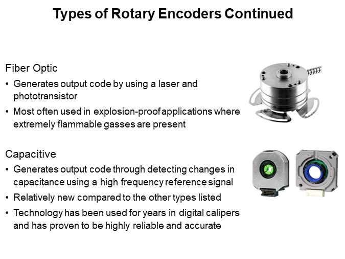 Types of Rotary Encoders Continued