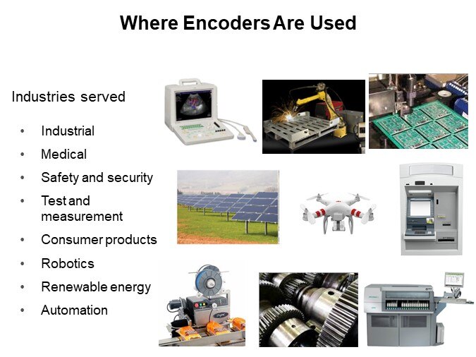 Where Encoders Are Used