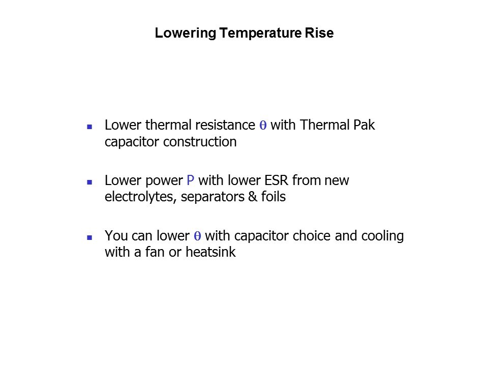 lower temp