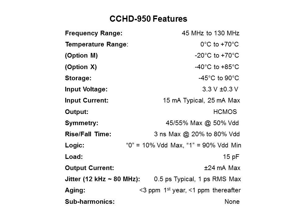 CCHD-950 Overview Slide 7