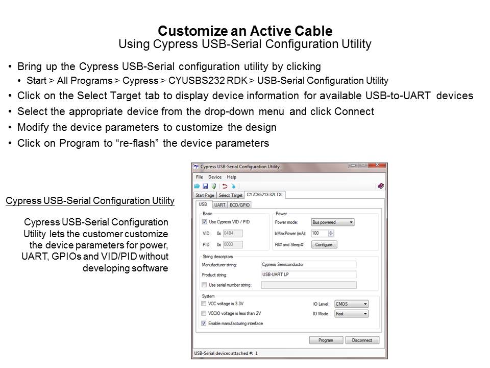 CY7C65213 Single Chip USB-to-UART Bridge Controller Slide 8