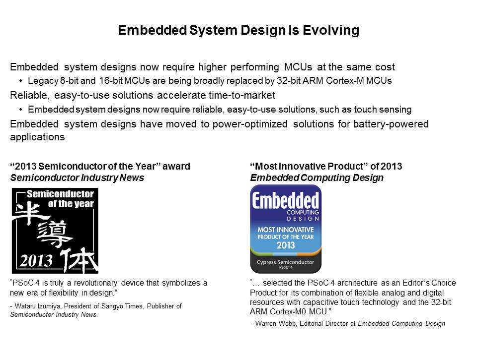 PSoC 4000: Low-Cost 32-bit MCU Slide 2