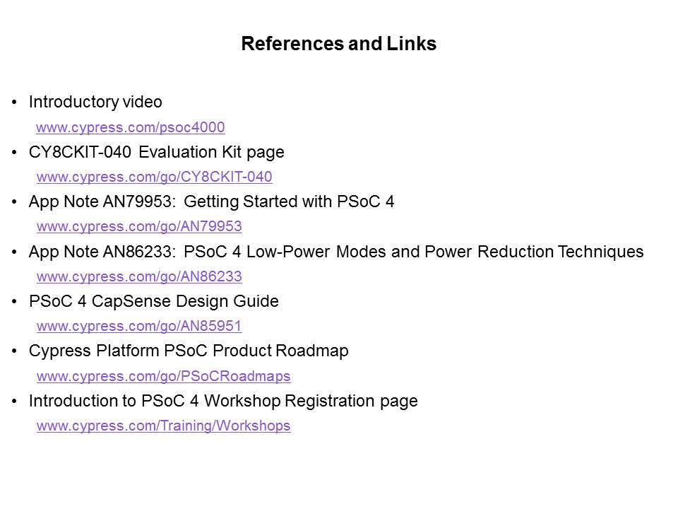 PSoC 4000: Low-Cost 32-bit MCU Slide 21