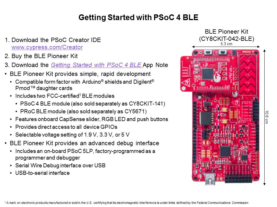 PSoC 4 BLE Low Power Wireless Systems Slide 18