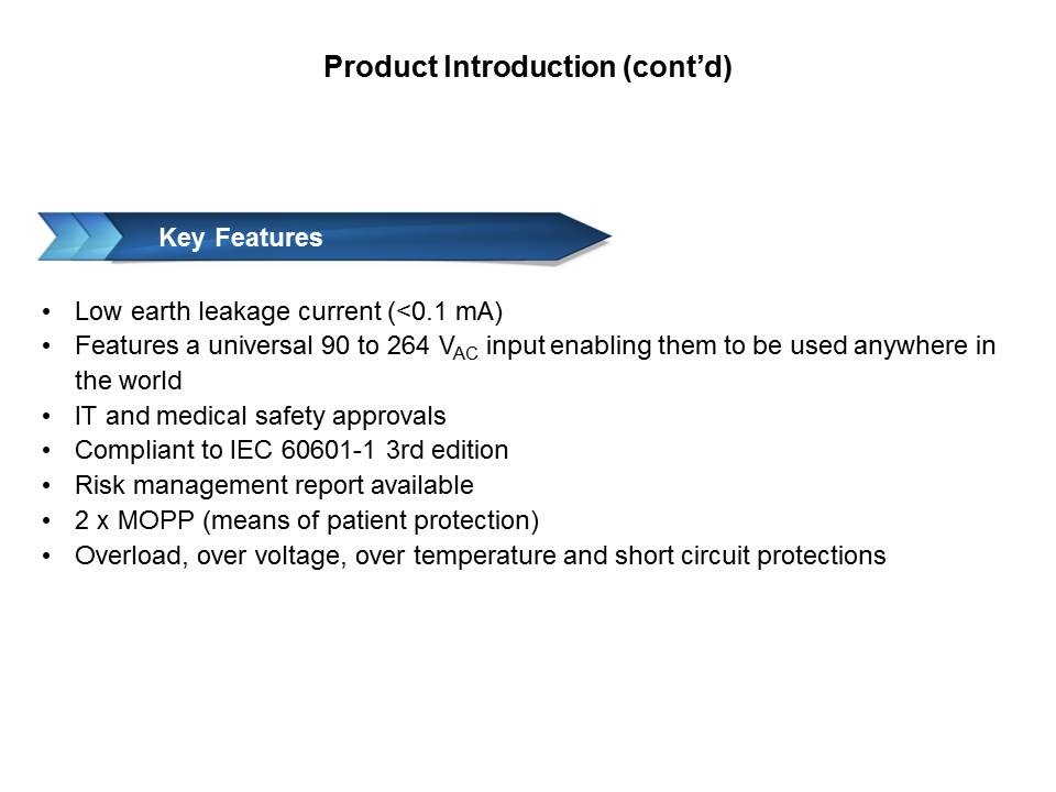 MDS Series: Embedded Medical Power Supplies Slide 5