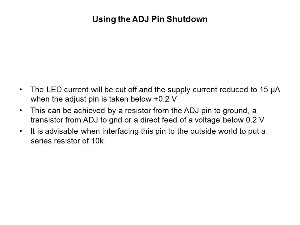 High Power LED Driving Solutions - ZXLD1350 Slide 15