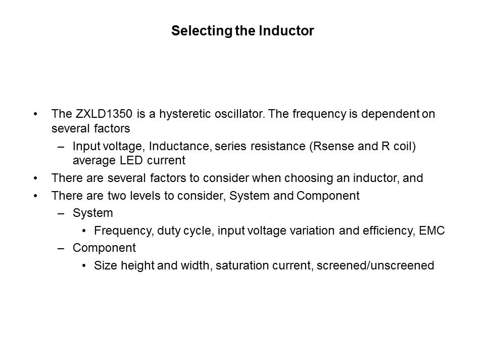High Power LED Driving Solutions - ZXLD1350 Slide 6