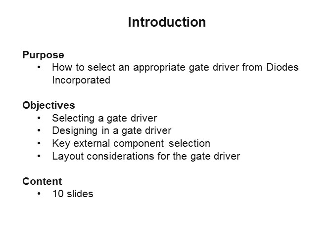 Gate Driver Slide 1