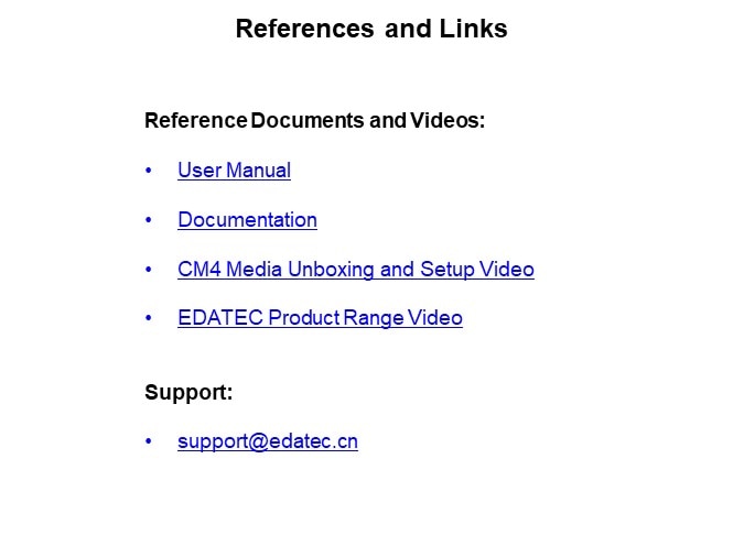 Image of EDATEC CM4 Media Solutions - References and Links