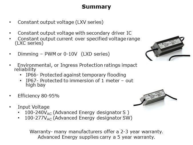 Advanced Energy LED Power Supplies - Slide12