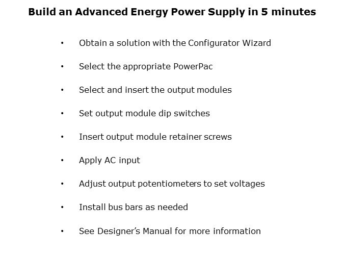 Advanced Energy Xgen Configurable Power Supplies - Slide11