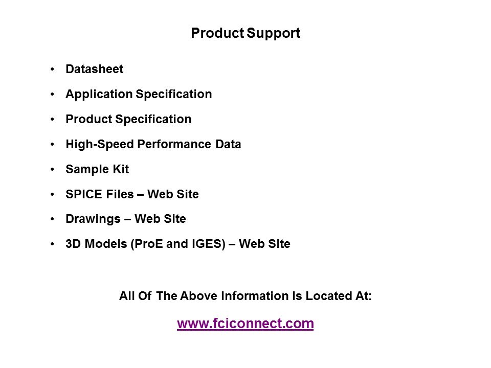 GIG-Array Mezzanine Connectors Slide 16