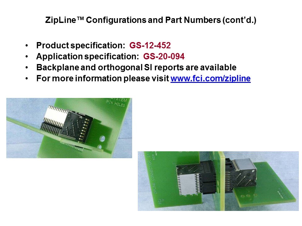 ZipLine Connector System Slide 21