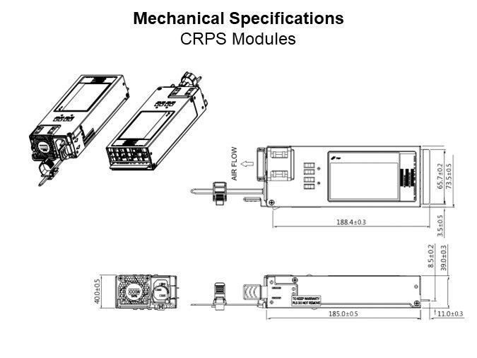 Image of FSP Technology Common Redundant Power Supply (CRPS) Series - CRPS Modules