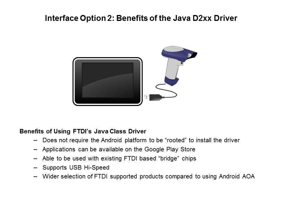 benefits of java d2xx