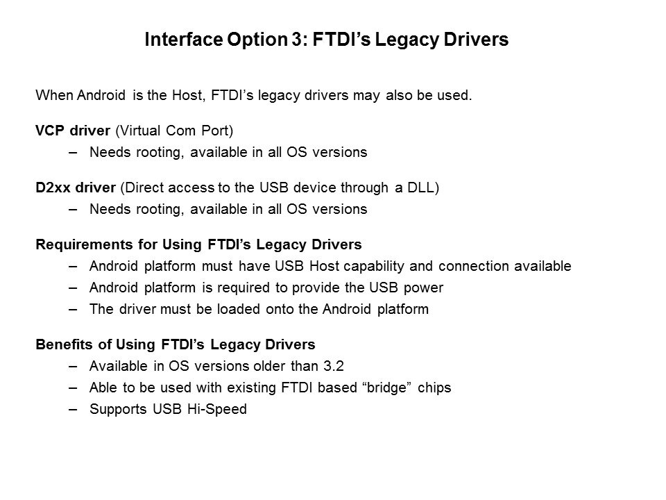 ftdi legacy