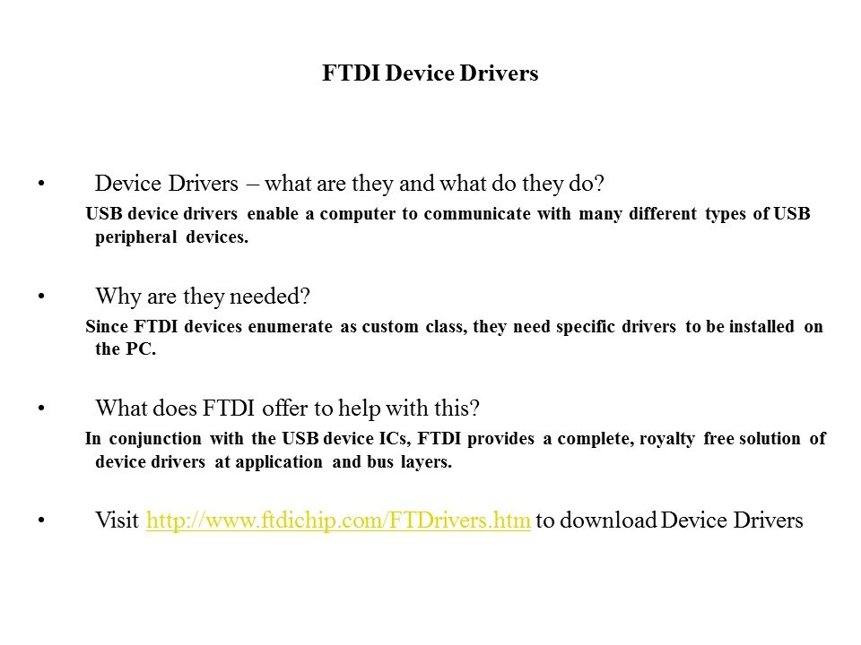 ftdi device1