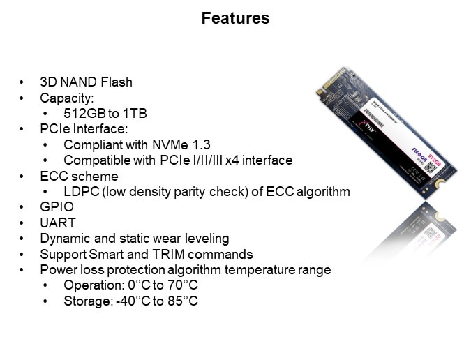 Image of Flexxon X-PHY® M.2 2280 SSD - Features