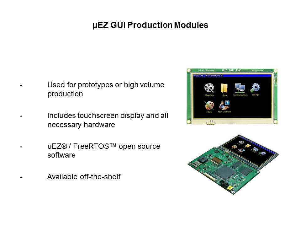 uez gui prod modules