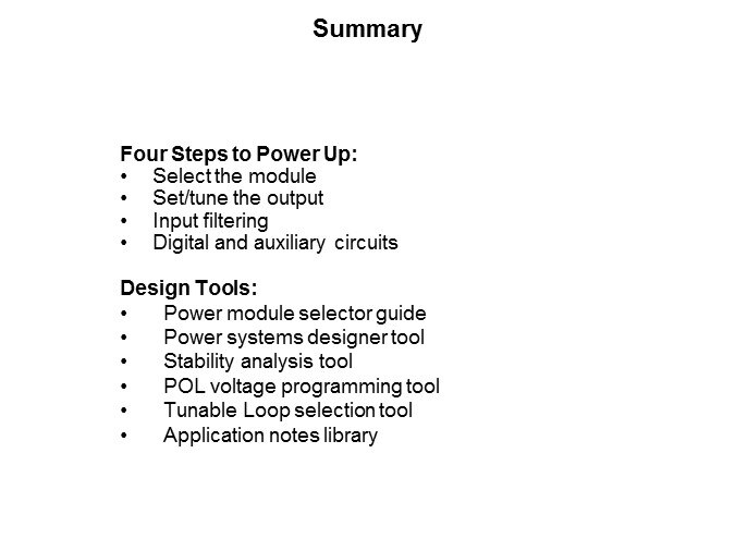 summary