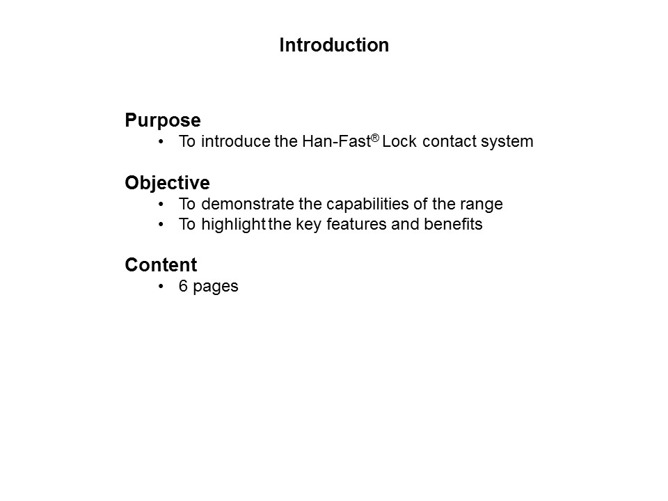 Fast Lock - Power to Board Connector Slide 1