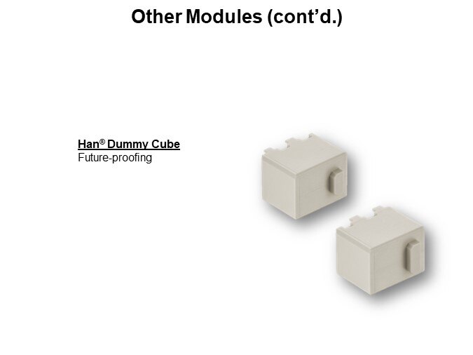 Other Modules (cont'd.)