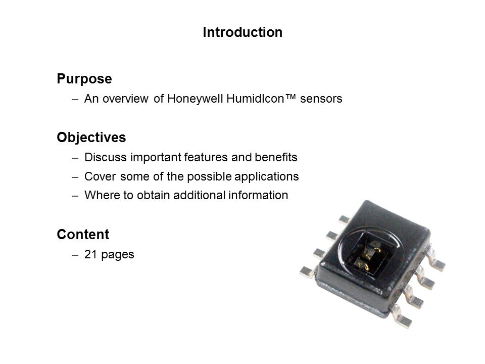 HumidIcon Digital Humidity-Temperature Sensors Slide 1