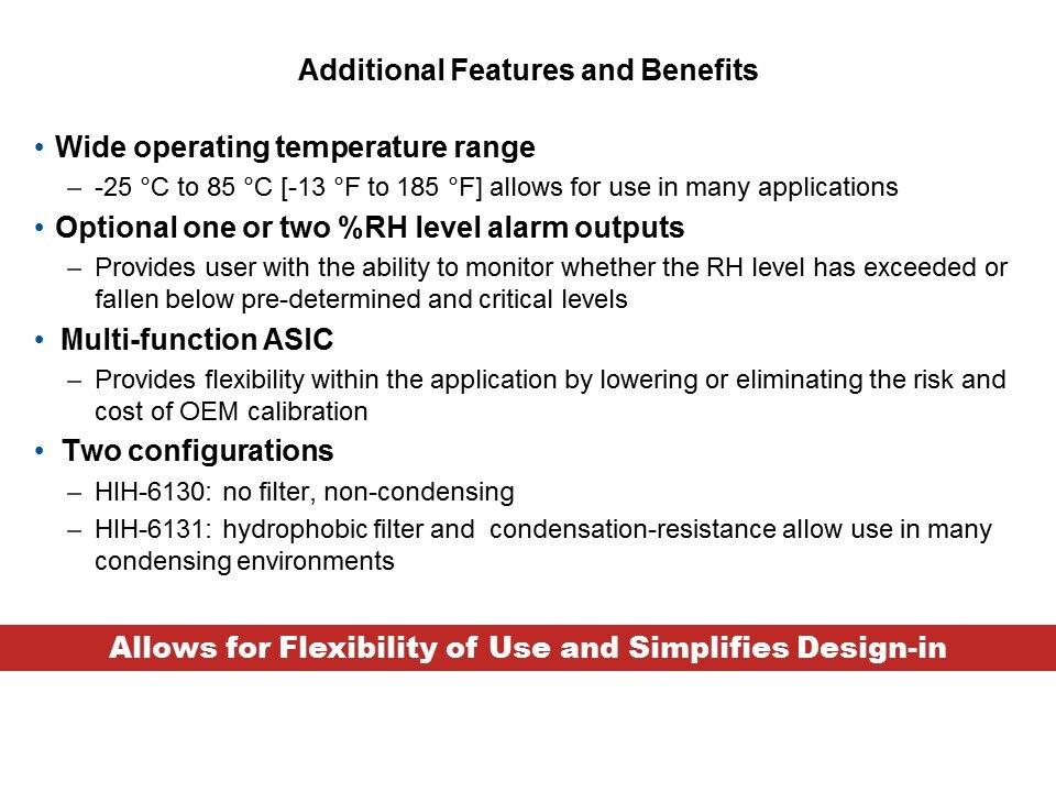 HumidIcon Digital Humidity-Temperature Sensors Slide 13